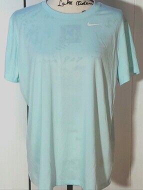 Nike| Womens Nike Logo Dri-Fit Seafoam Green Workout Athleisure Top Sz.XXL